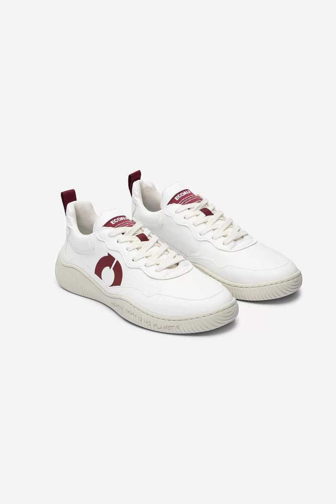 Damen ECOALF Alcudia-Trainer Bordeaux