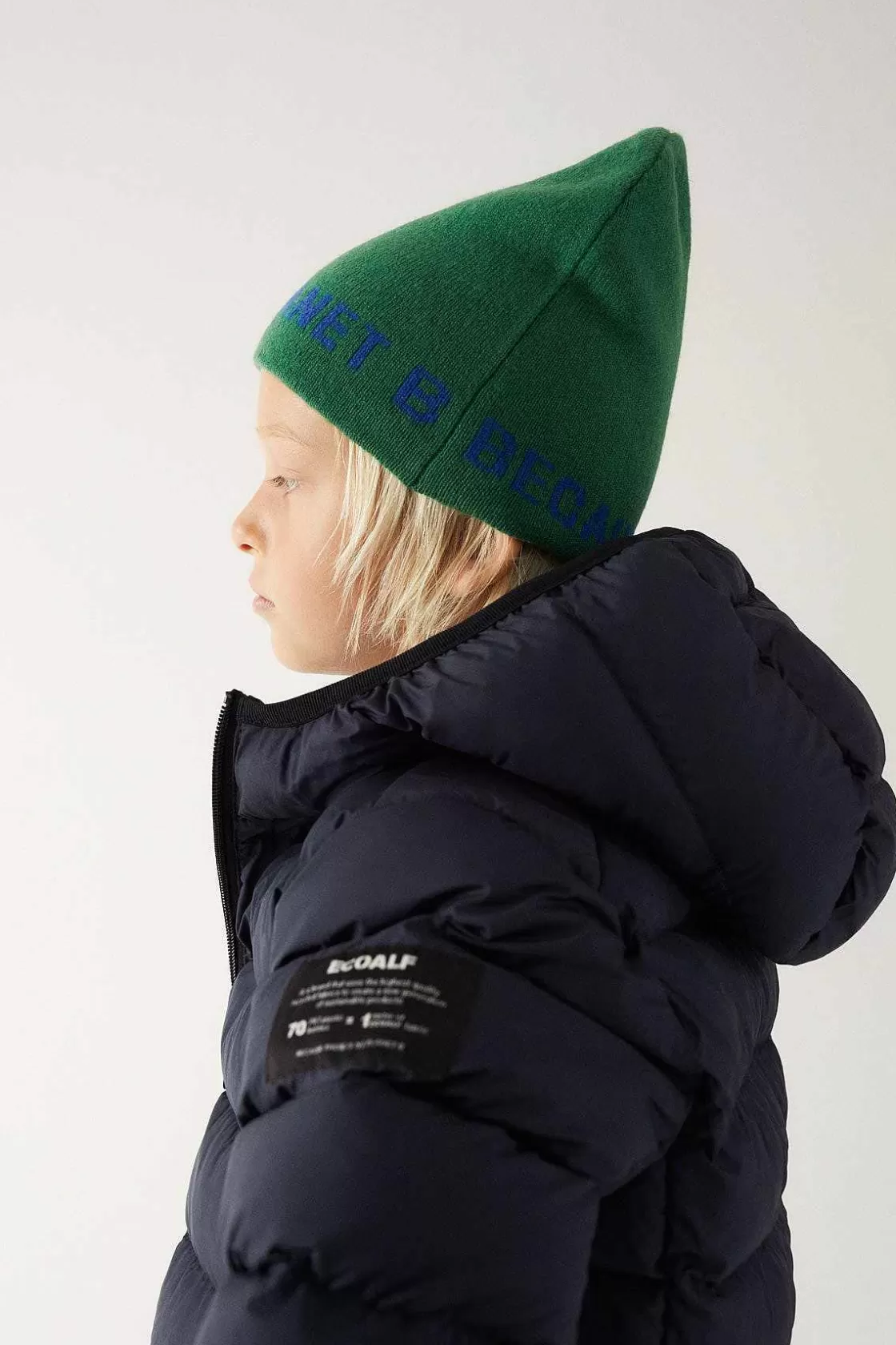 Kinder ECOALF Blaue Aspen-Jacke