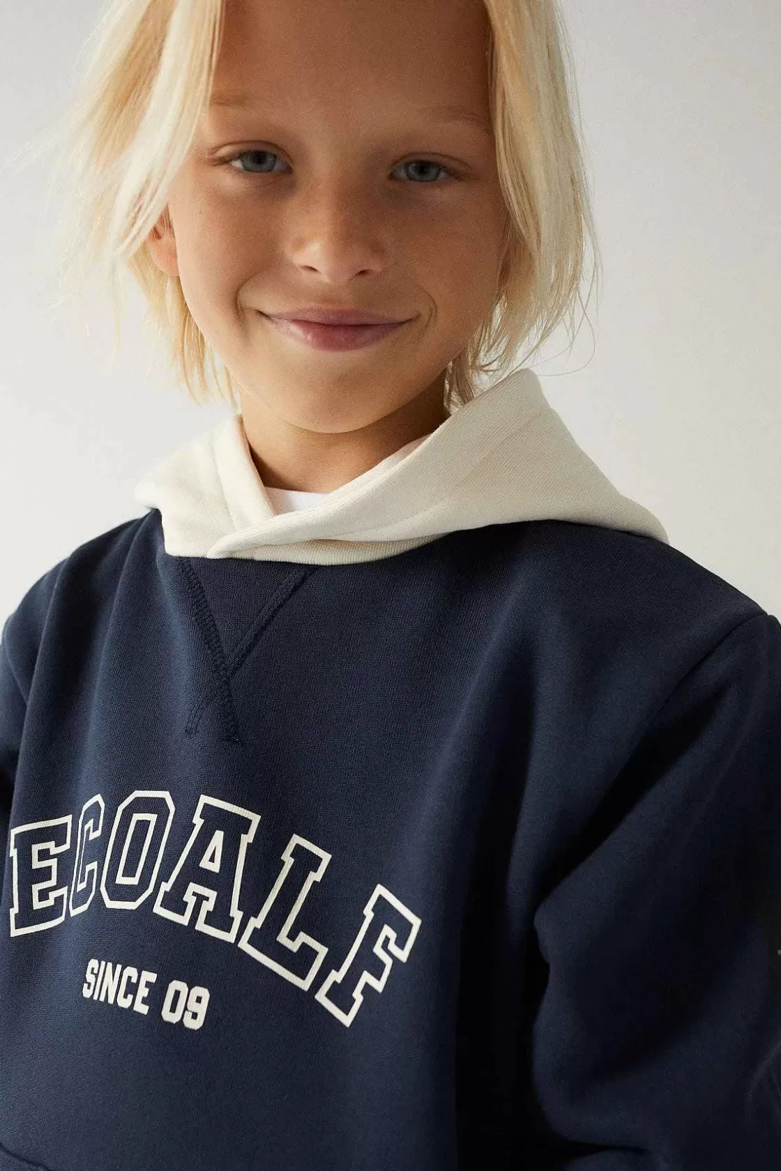 Kinder ECOALF Blaues Chicoboy-Sweatshirt