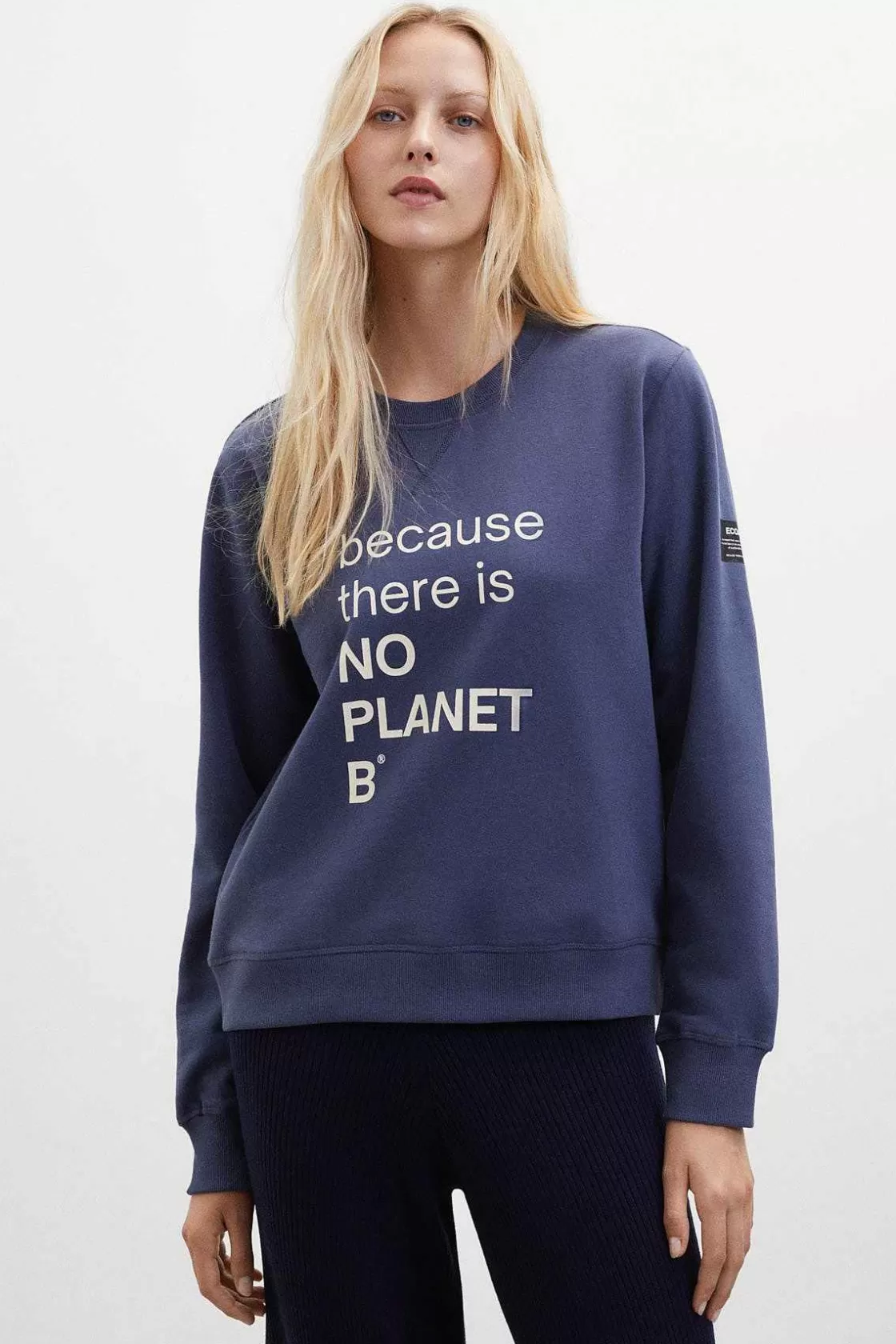 Damen ECOALF Blaues Dublin-Sweatshirt