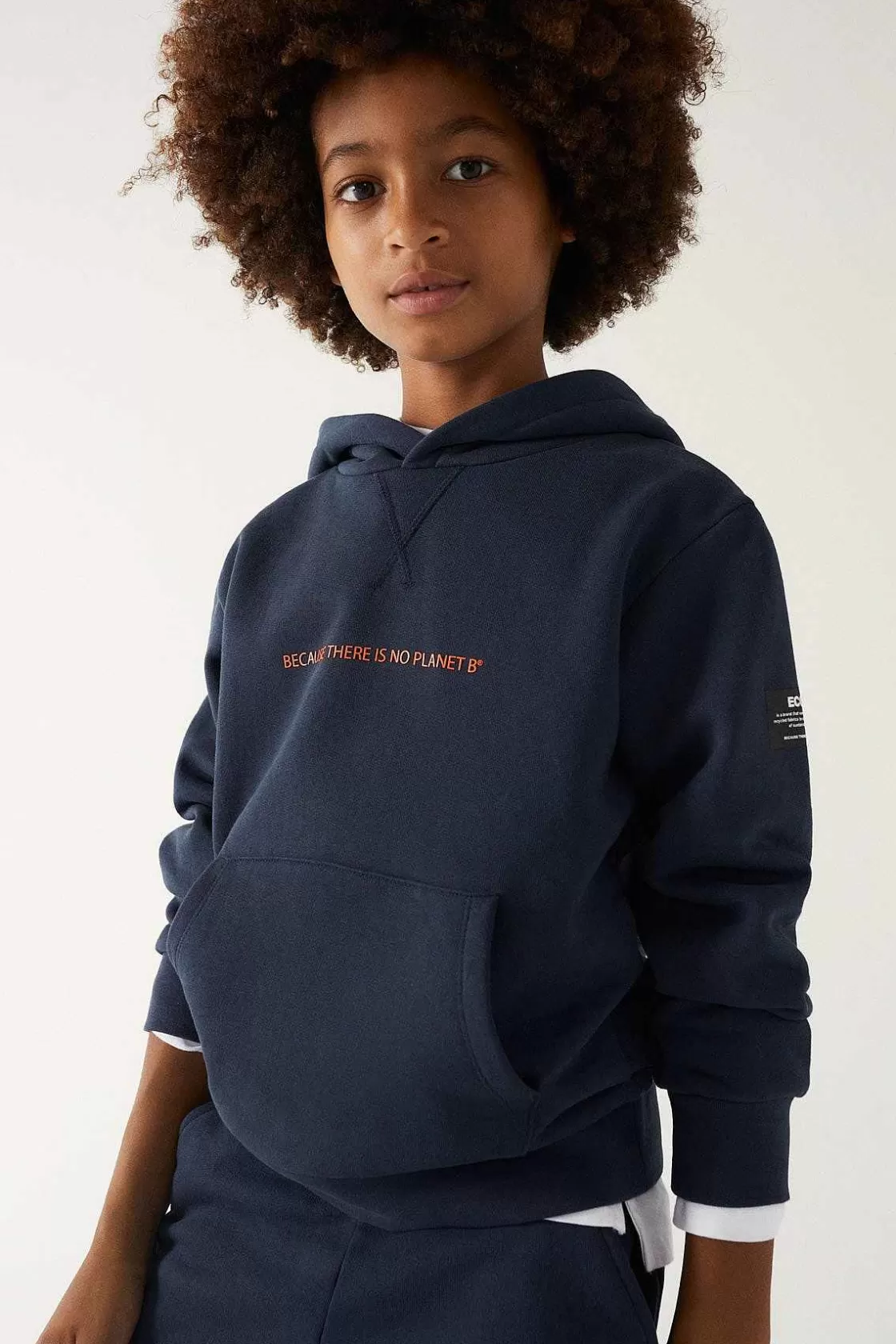 Kinder ECOALF Blaues Karamell-Sweatshirt