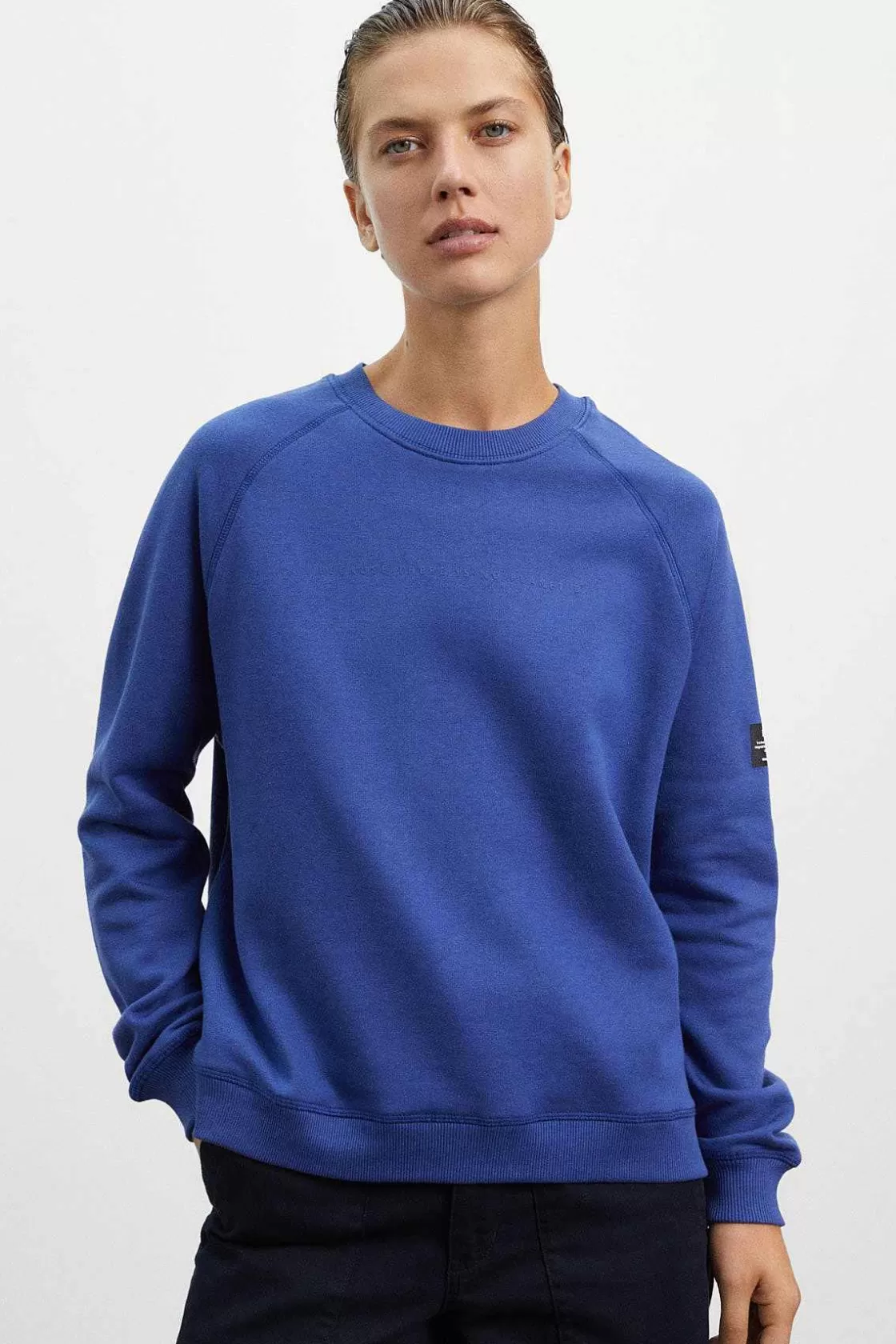 Damen ECOALF Blaues Valencia-Sweatshirt