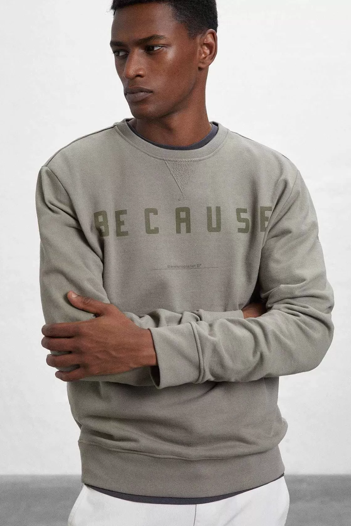 Herren ECOALF Braunes Como-Sweatshirt