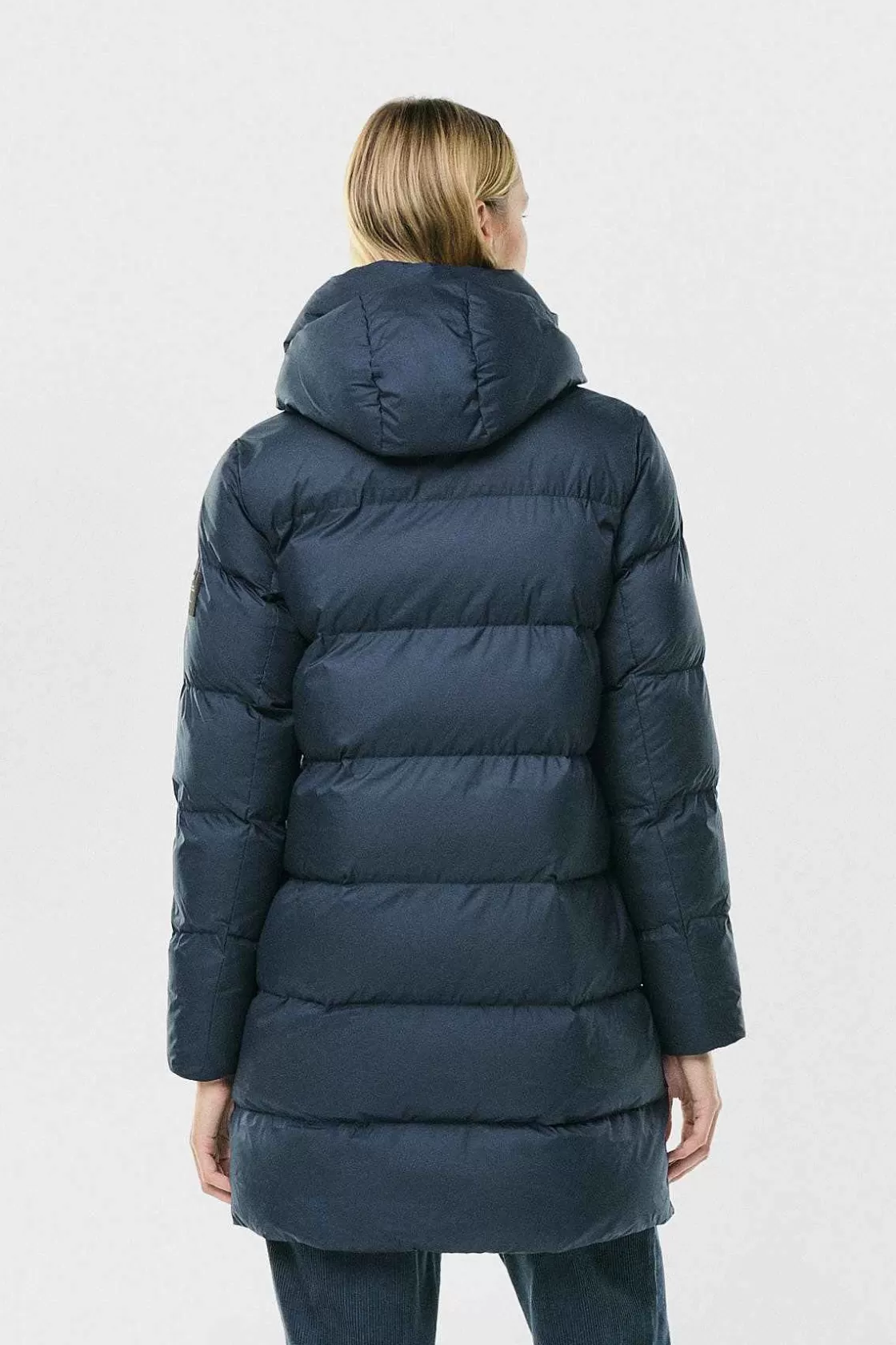 Damen ECOALF Dunkelblauer Manlie-Mäntel