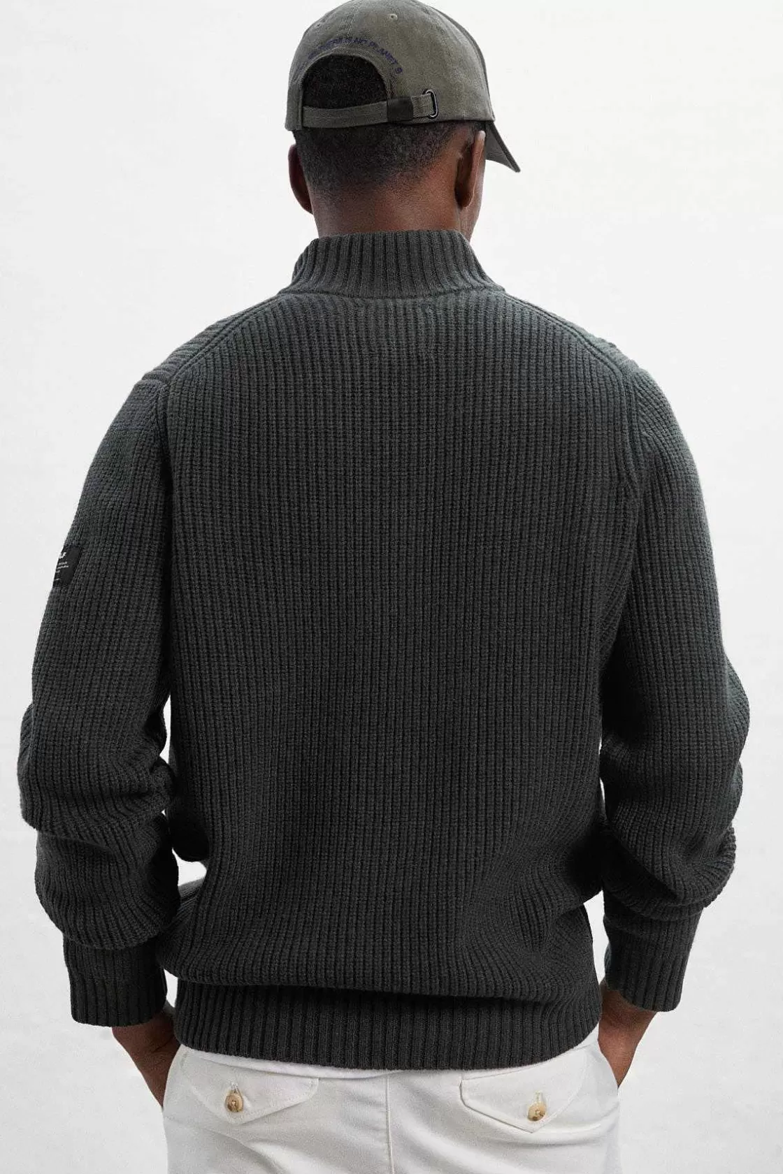 Herren ECOALF Gruner Merto-Strickpullover