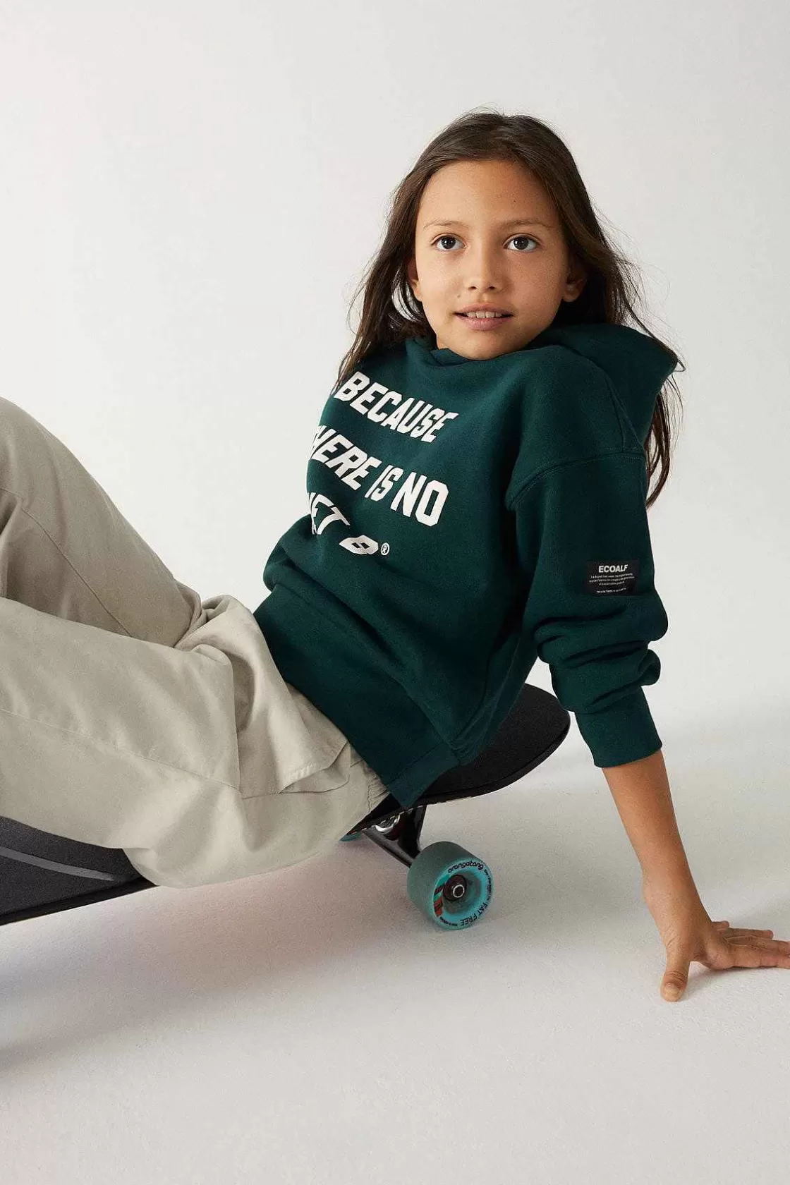 Kinder ECOALF Grunes Blei-Sweatshirt