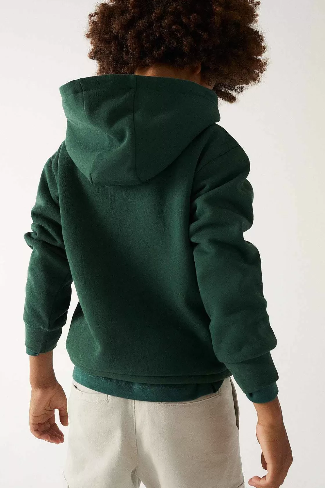 Kinder ECOALF Grunes Karamell-Sweatshirt