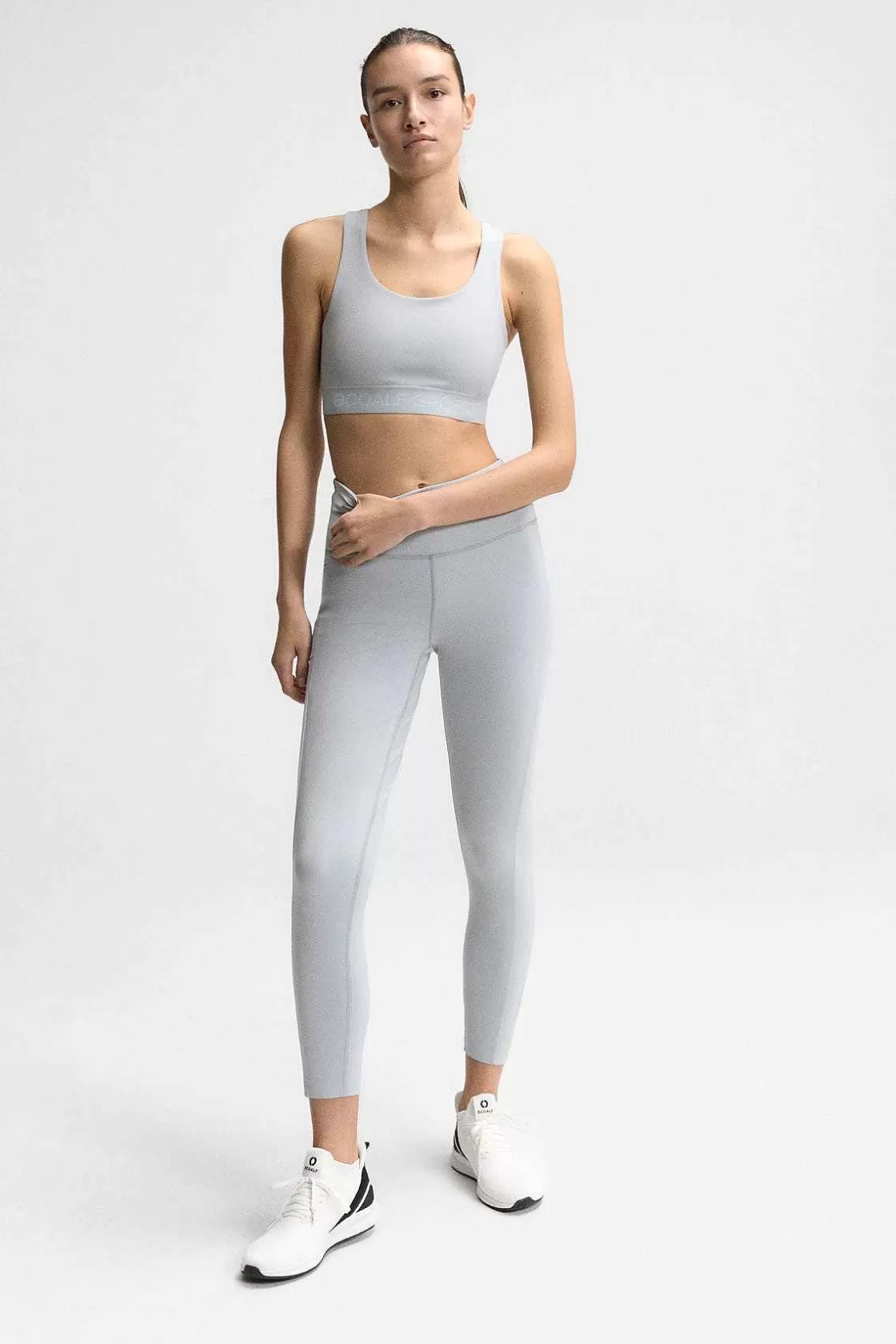 Damen ECOALF Lissabon Performance Leggings Grau