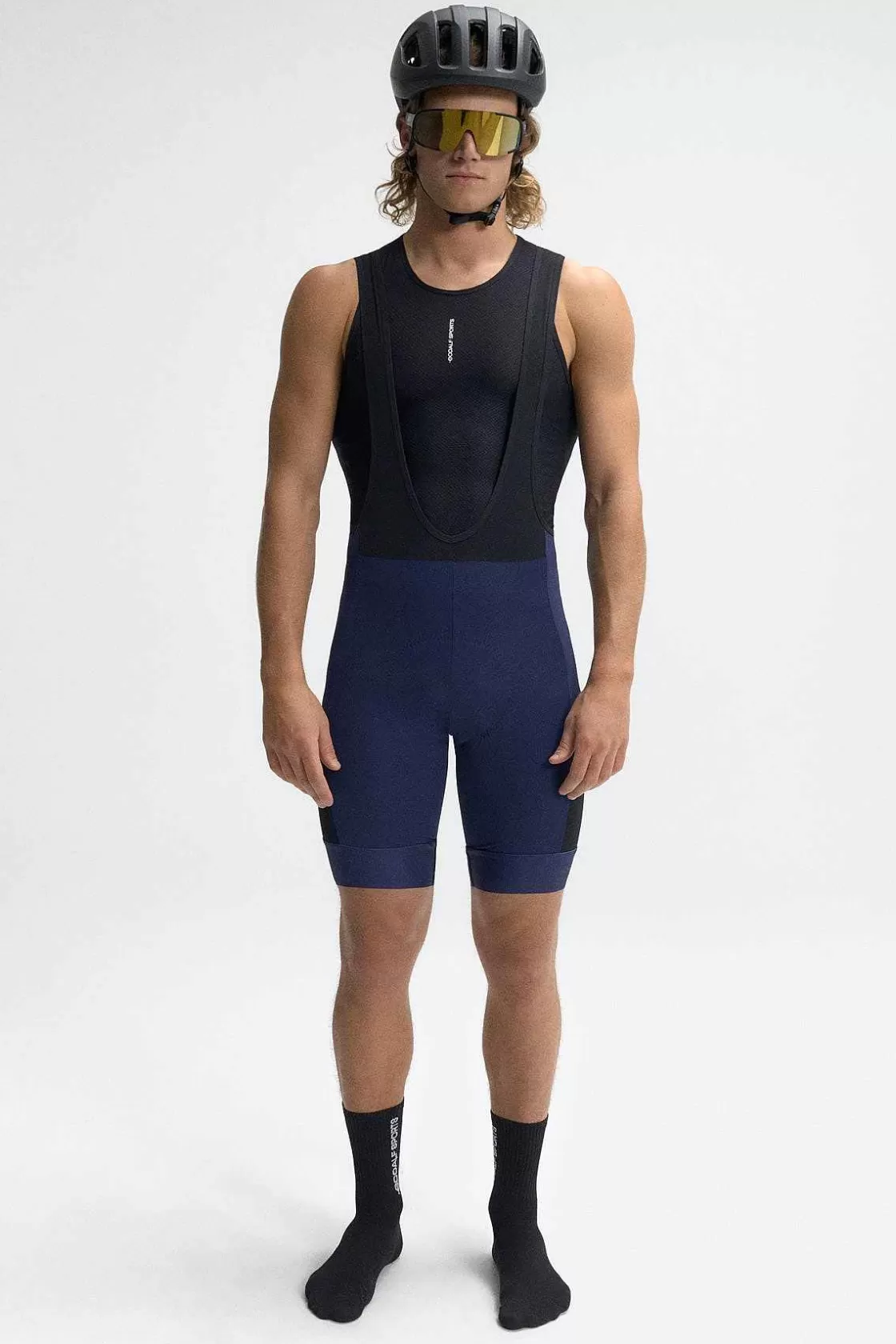 Herren ECOALF Oak Bib Explorer Short Blau