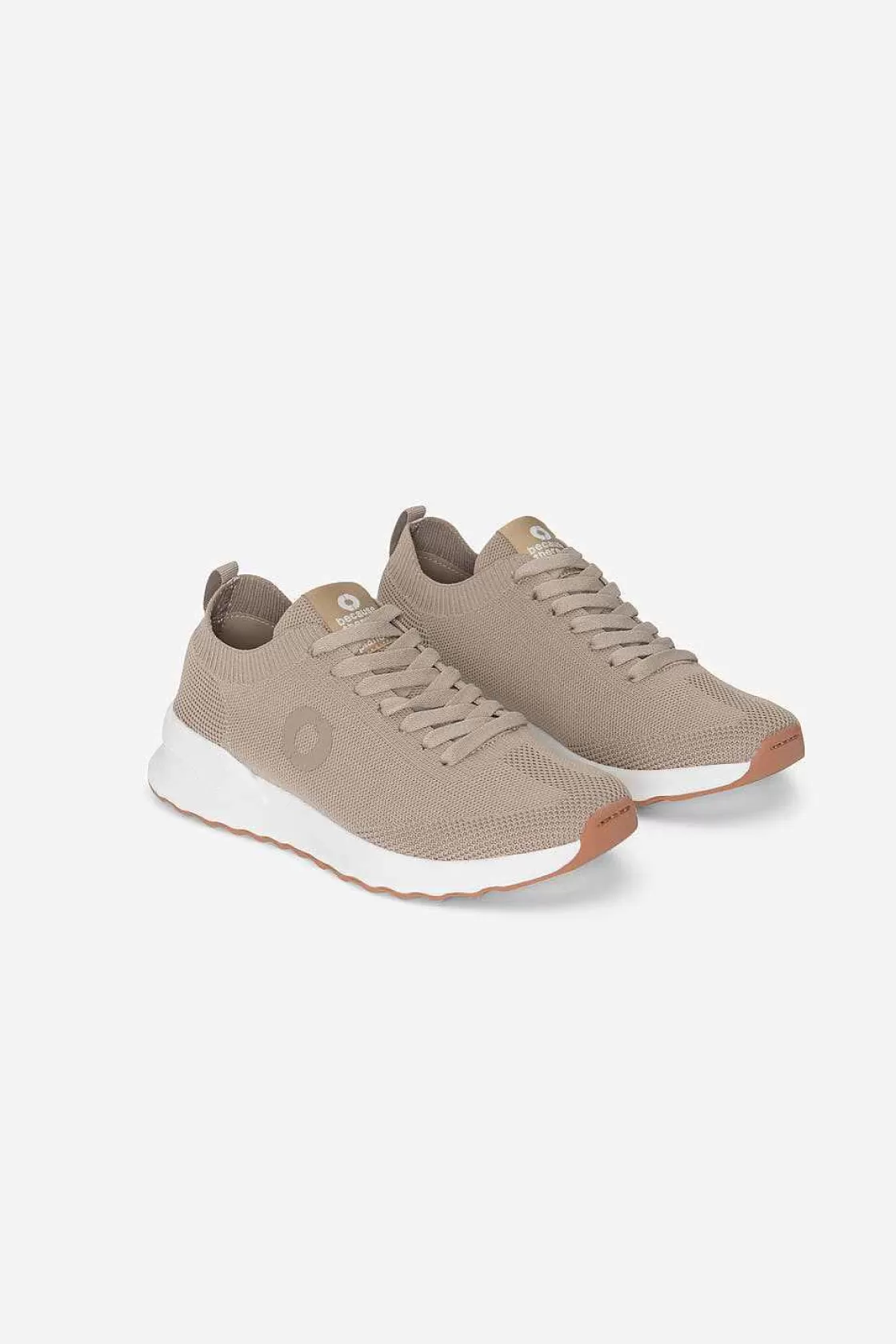 Damen ECOALF Prince-Strick-Sneaker In Beige