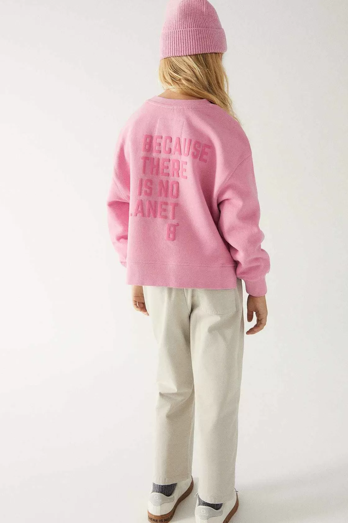 Kinder ECOALF Rosa Galway-Sweatshirt