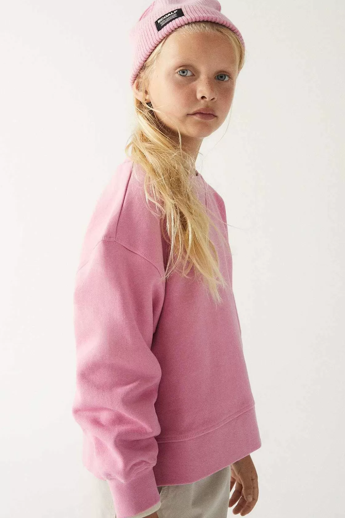 Kinder ECOALF Rosa Galway-Sweatshirt