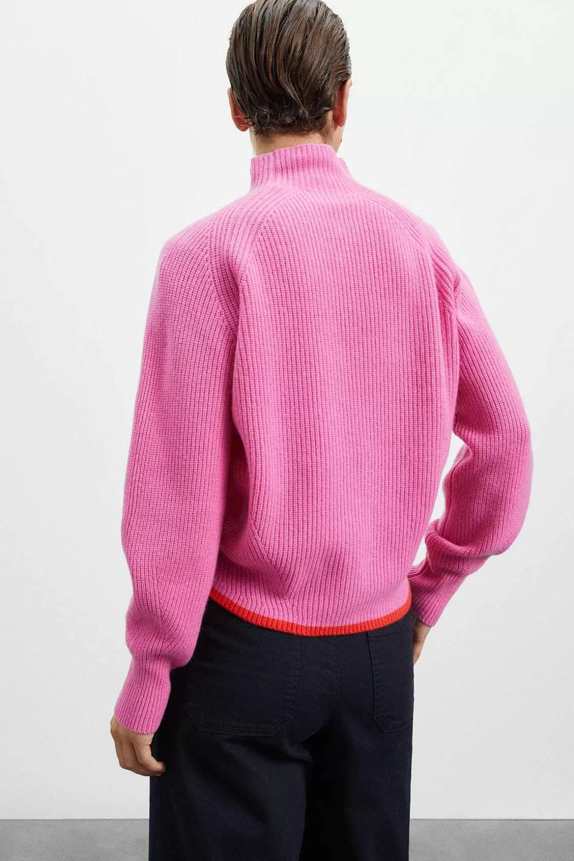 Damen ECOALF Rosa Ginko-Strickpullover