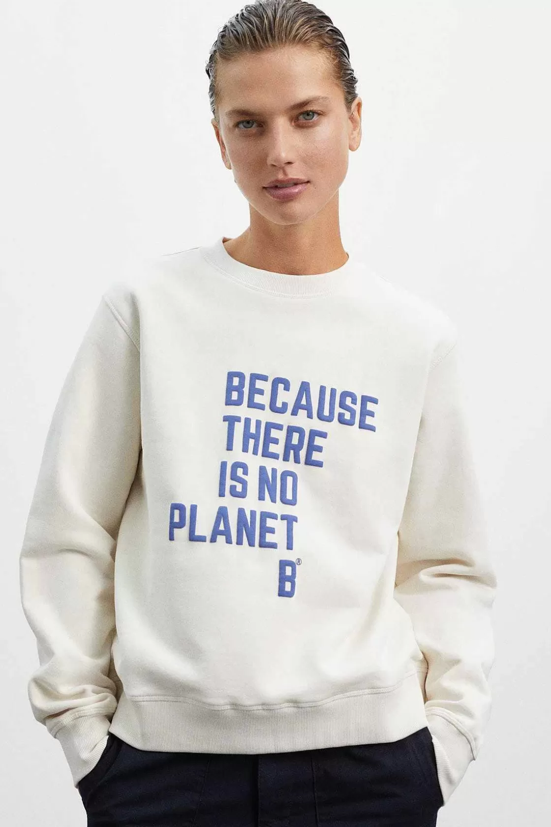 Damen ECOALF Weises Haarlem-Sweatshirt